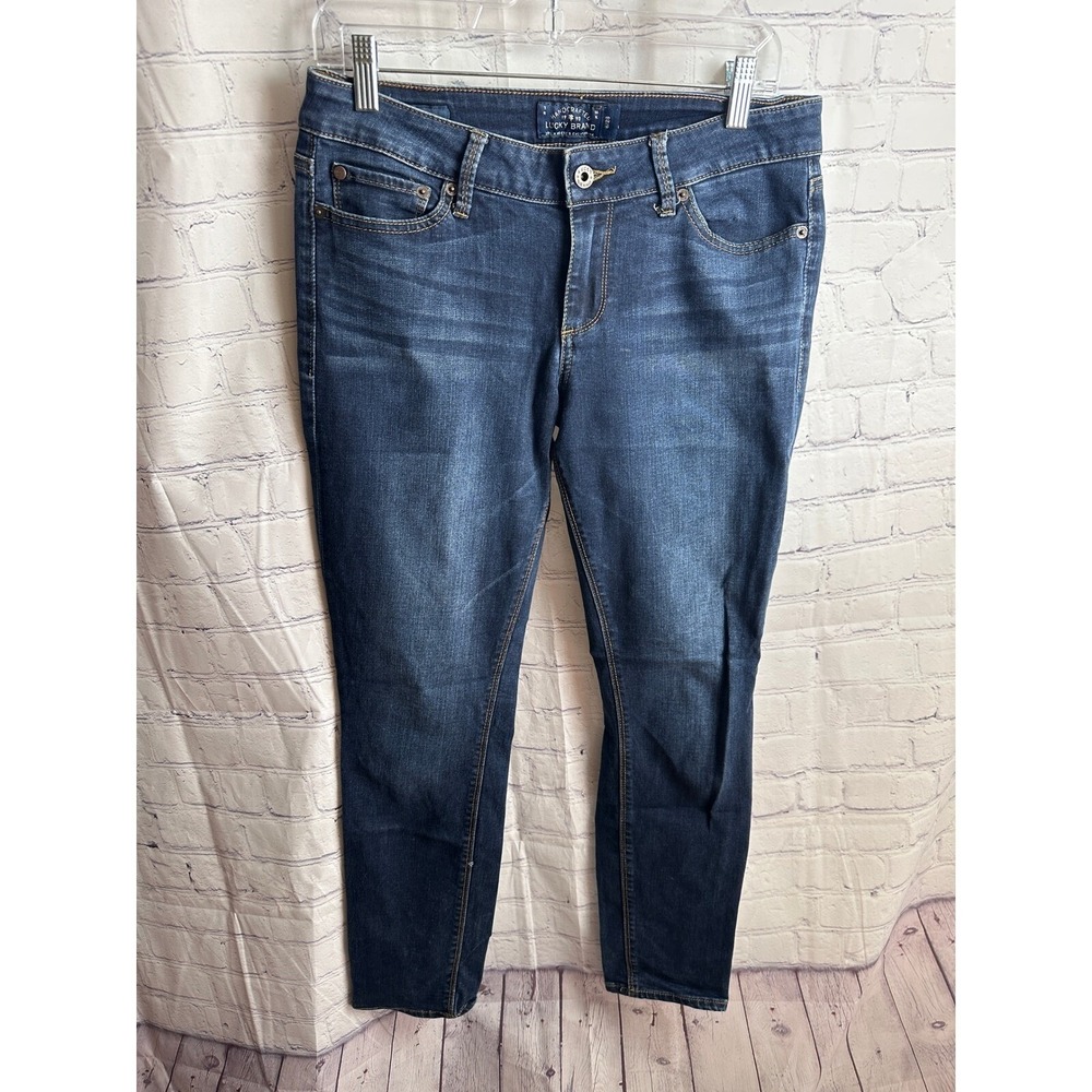 Lucky Brand Lolita Skinny Jeans Dark Wash Denim Stretch Size 6/28